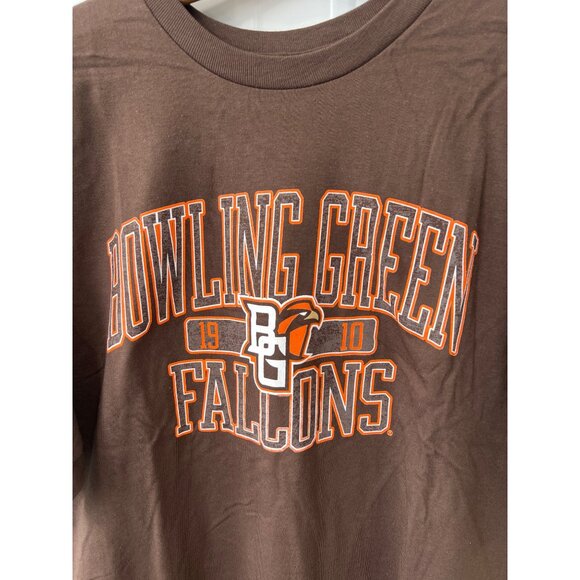 Blue 84 Bowling Green Falcons Short Sleeve TShirt Mens Large Chocolate Brown NEW - Picture 3 of 7